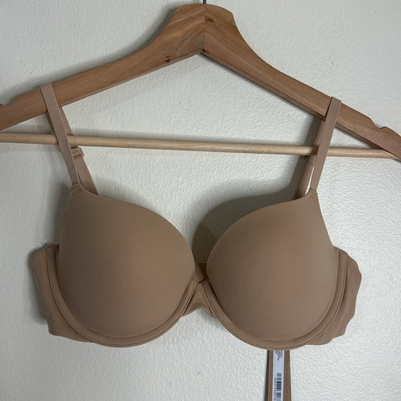 Skims fits everybody push up Demi bra in color clay size 34C - Picture 3 of 7